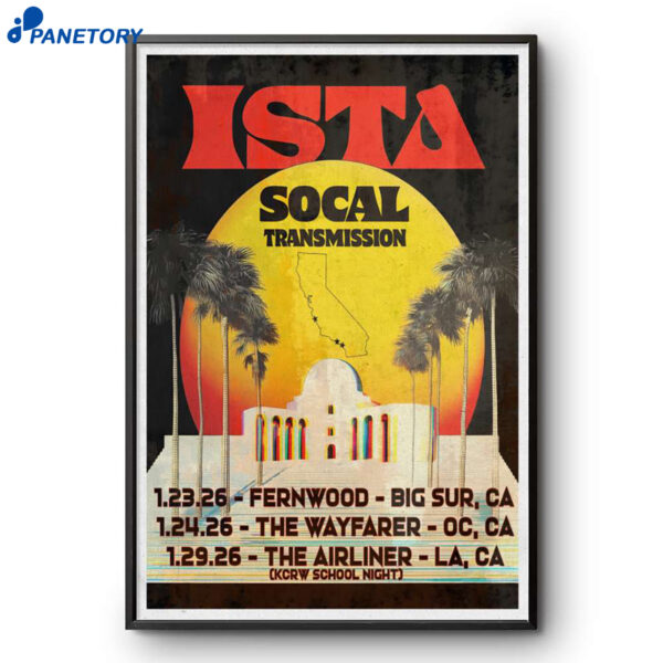 ISTA January Tour 2026 Poster