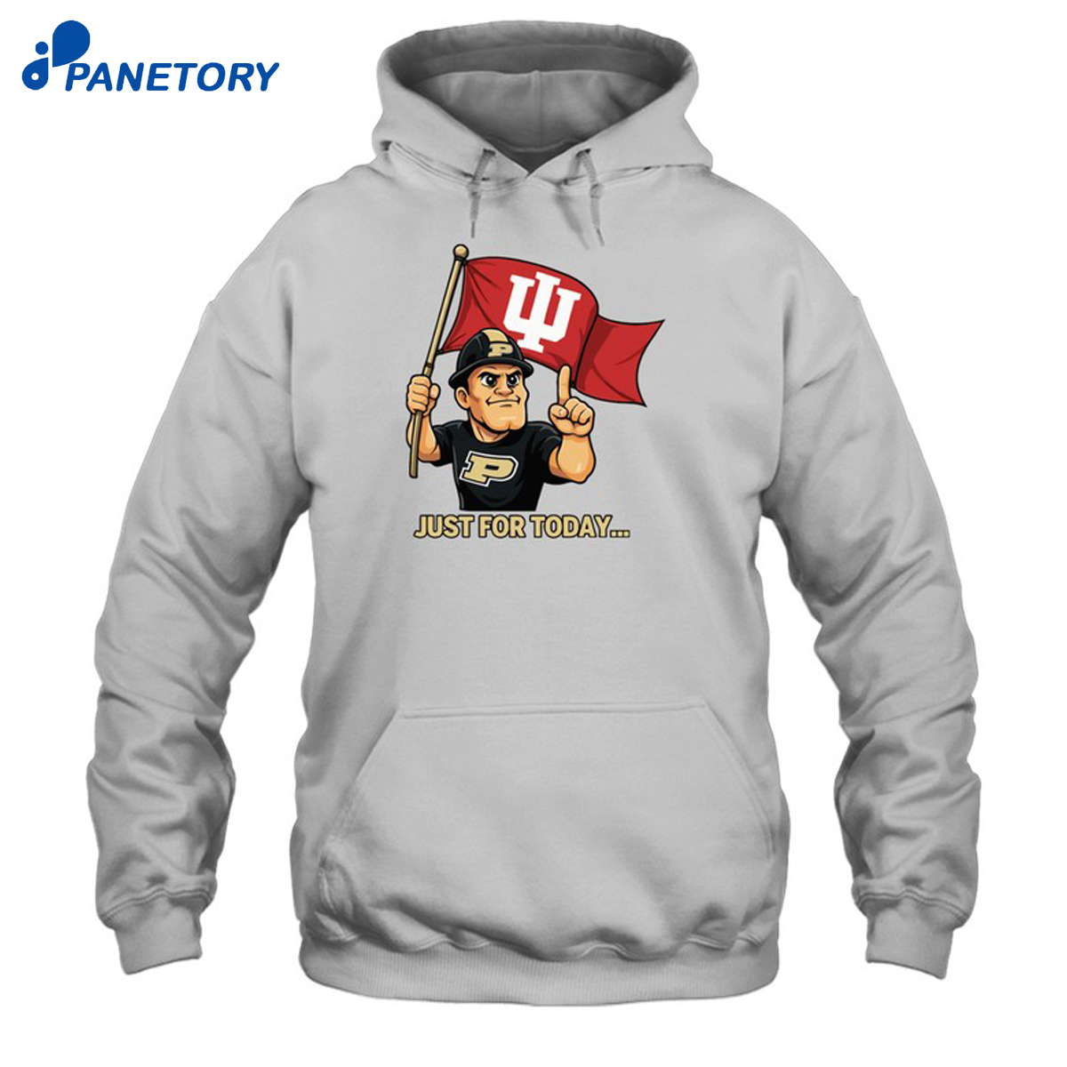 Just For Today Purdue Pete With Flag Shirt 7 Just For Today Purdue Pete With Flag Shirt1