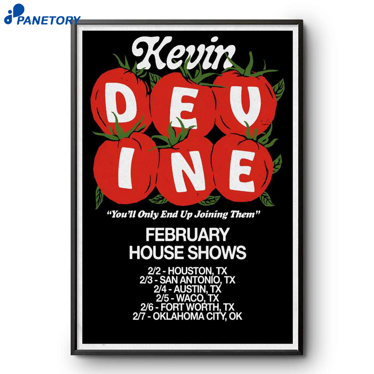Palisade Bluegrass And Roots Festival Palisade Co Jun 5-7 2026 Poster 2 Kevin Devine February House Shows 2026 Poster