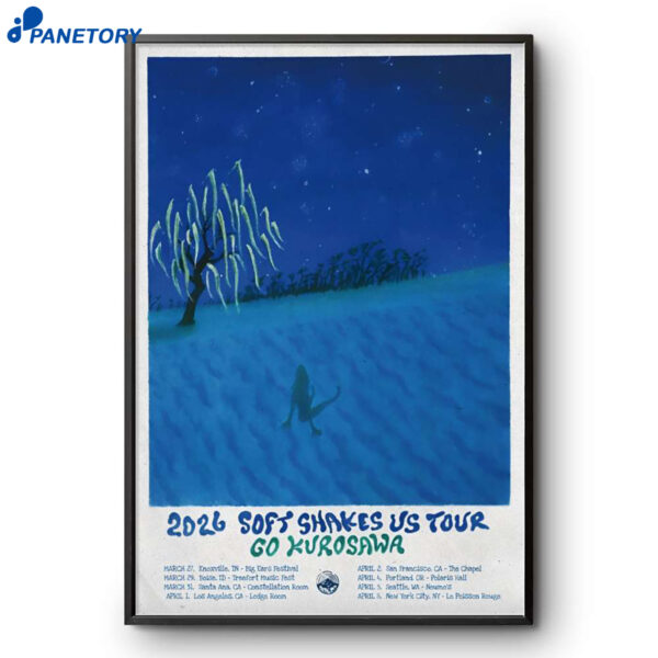 Kikagaku Moyo Soft Shakes Us Tour 2026 Poster