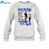 Know The Signs Spotting An Ice Agent Shirt 2