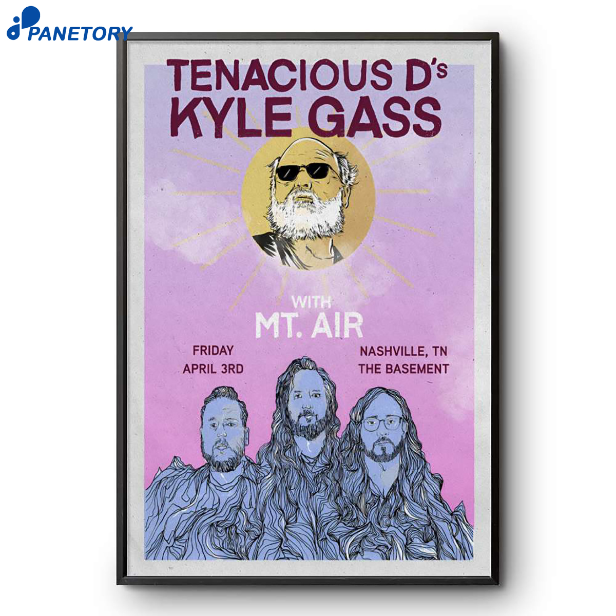 Kyle Glass With Mt Air The Basement Nashville Tn Apr 3 2026 Poster 2 Kyle Glass With Mt Air The Basement Nashville Tn Apr 3 2026 Poster