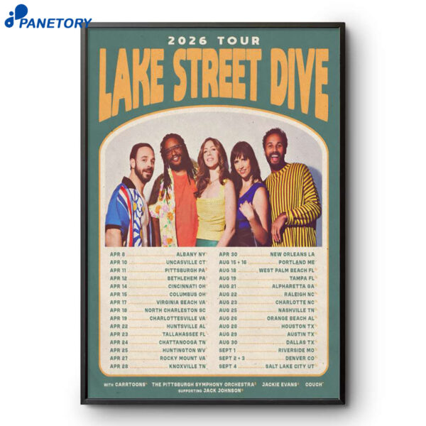 Lake Street Dive US Tour 2026 Poster