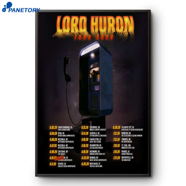 Lord Huron Tour US 2026 Poster