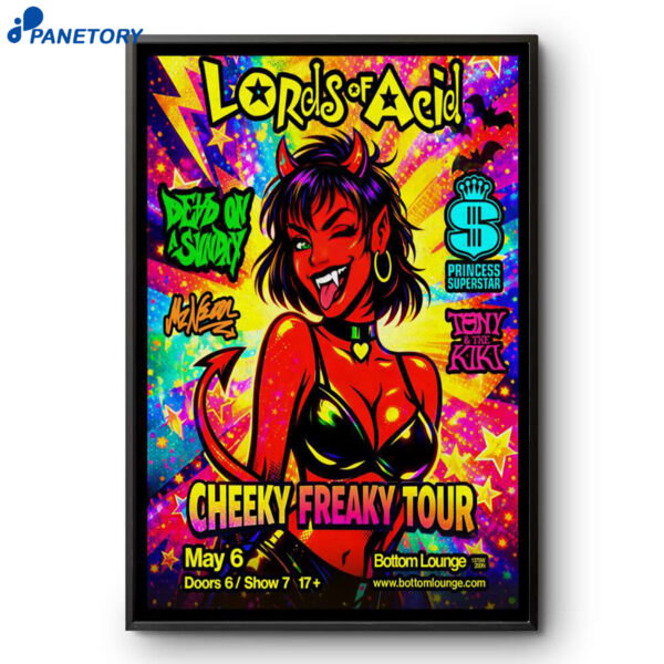 Lords Of Acid Chicago IL May 6 2026 Poster