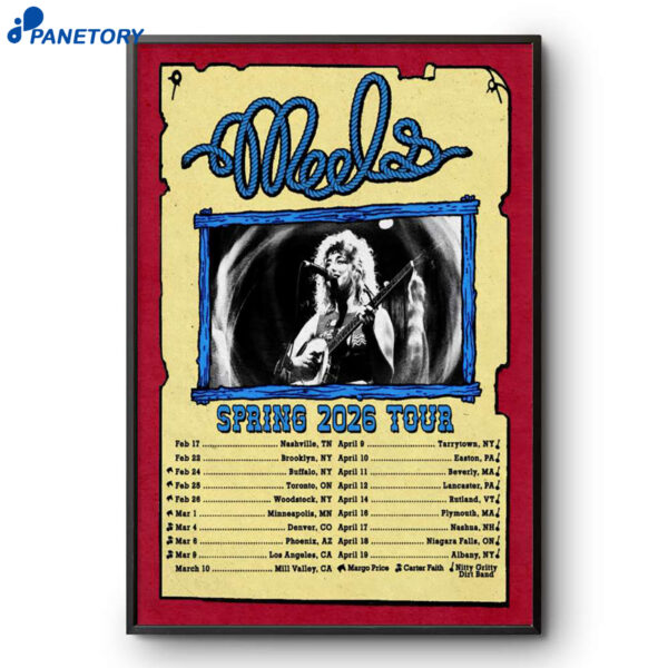 Meels Spring Tour 2026 Poster