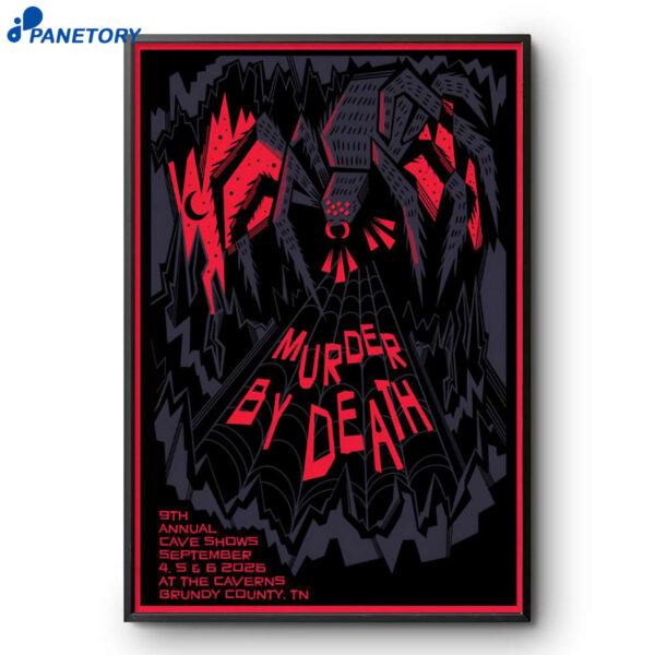 Murder By Death The Caverns Grundy County TN Sep 4-6 2026 Poster
