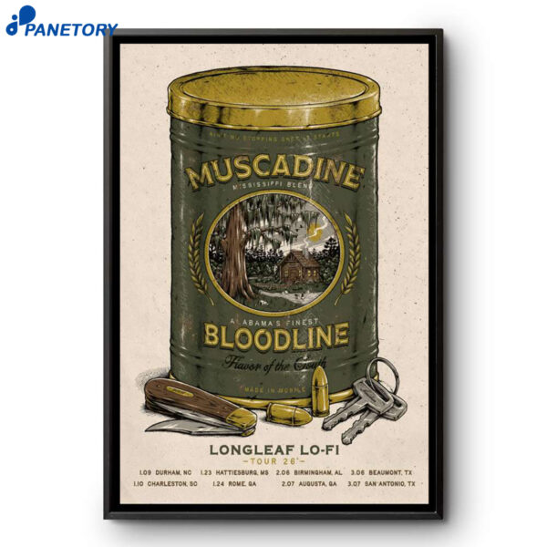 Muscadine Bloodline Longleaf Lo-Fi Shows 2026 Poster
