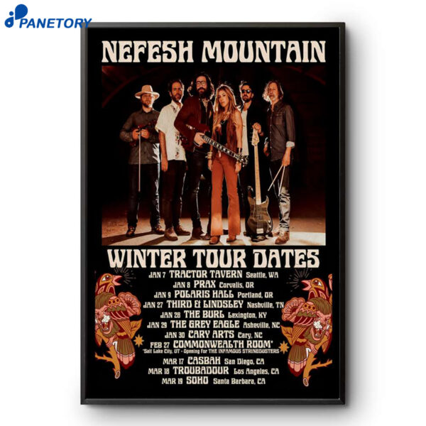 Nefest Mountain Winter Tour 2026 Poster