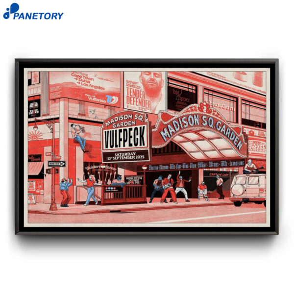 New York NY Vulfpeck Sept 09 2025 Poster