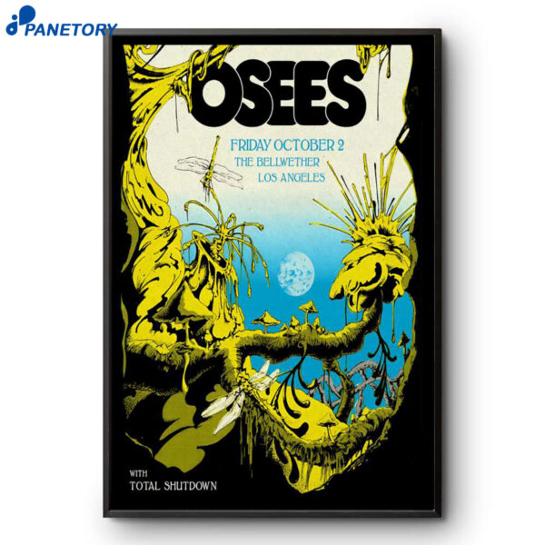 Osees The Bellwether Los Angeles CA Oct 2 2026 Poster