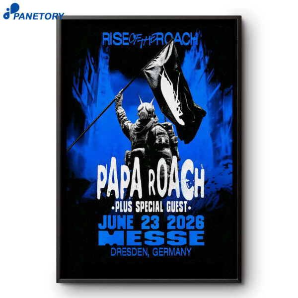 Papa Roach Dresden Event Jun 23 2026 Poster