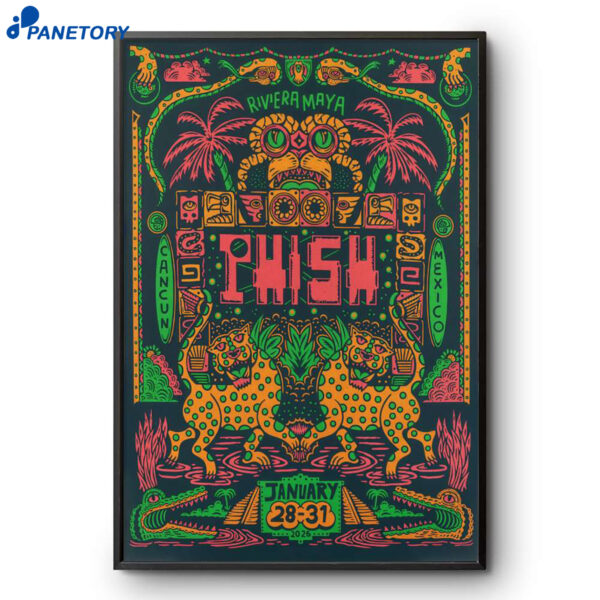 Phish Riviera Maya Mexico 2026 Poster