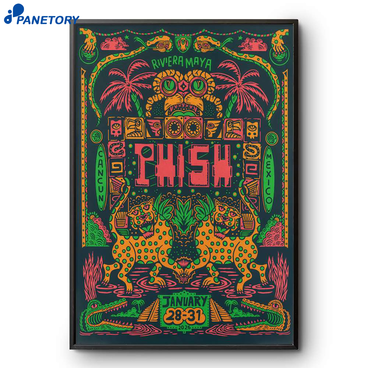 Phish Riviera Maya Mexico 2026 Poster 2 Phish Riviera Maya Mexico 2026 Poster