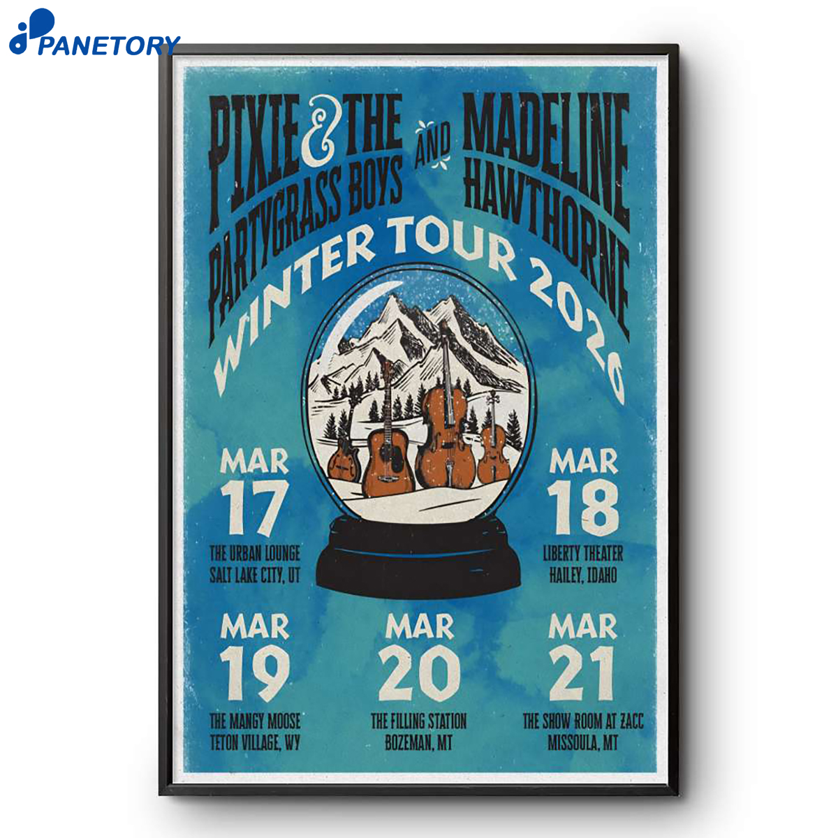 Pixie And The Partygrass Boys Tour Winter 2026 Poster 2 Pixie And The Partygrass Boys Tour Winter 2026 Poster