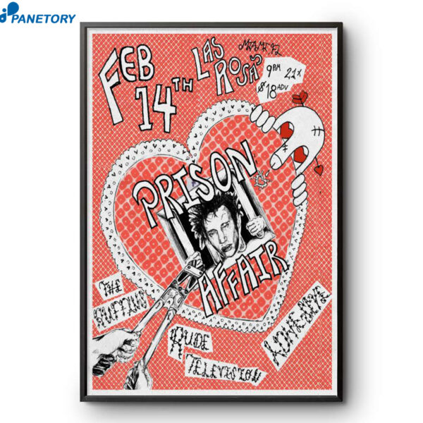 Prison Affair Tour Miami FL Feb 14 2026 Poster