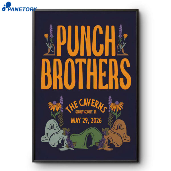 Punch Brothers The Caverns Pelham TN May 29 2026 Poster