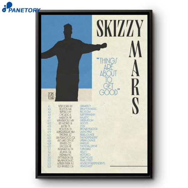 Skizzy Mars North American Tour 2026 Poster