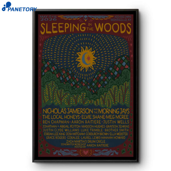 Sleeping The Woods Festival Monticello KY May 15-16 2026 Poster