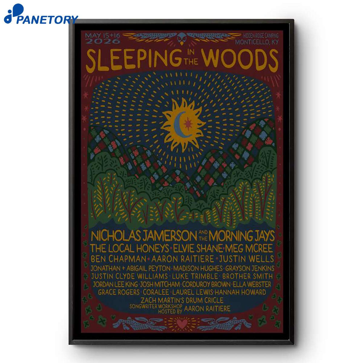 Sleeping The Woods Festival Monticello Ky May 15-16 2026 Poster 2 Sleeping The Woods Festival Monticello Ky May 15-16 2026 Poster