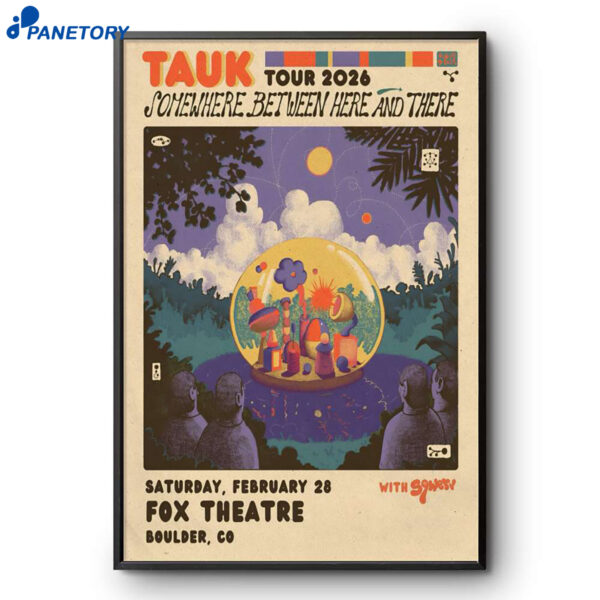 Tauk Fox Theatre Boulder CO Feb 28 2025 Poster