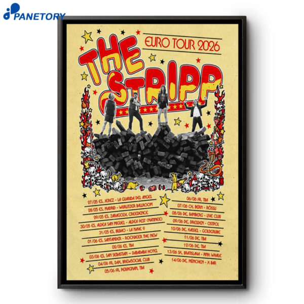 THE STRIPP European Tour 2026 Poster