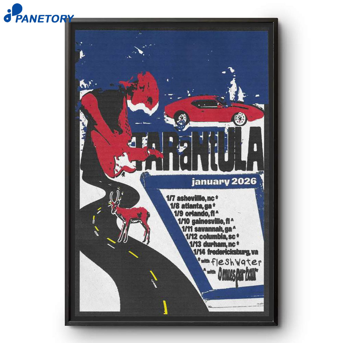 Tarantula Tour Atlanta Ga Jan 7-14 2026 Poster 2 Tarantula Tour Atlanta Ga Jan 7-14 2026 Poster