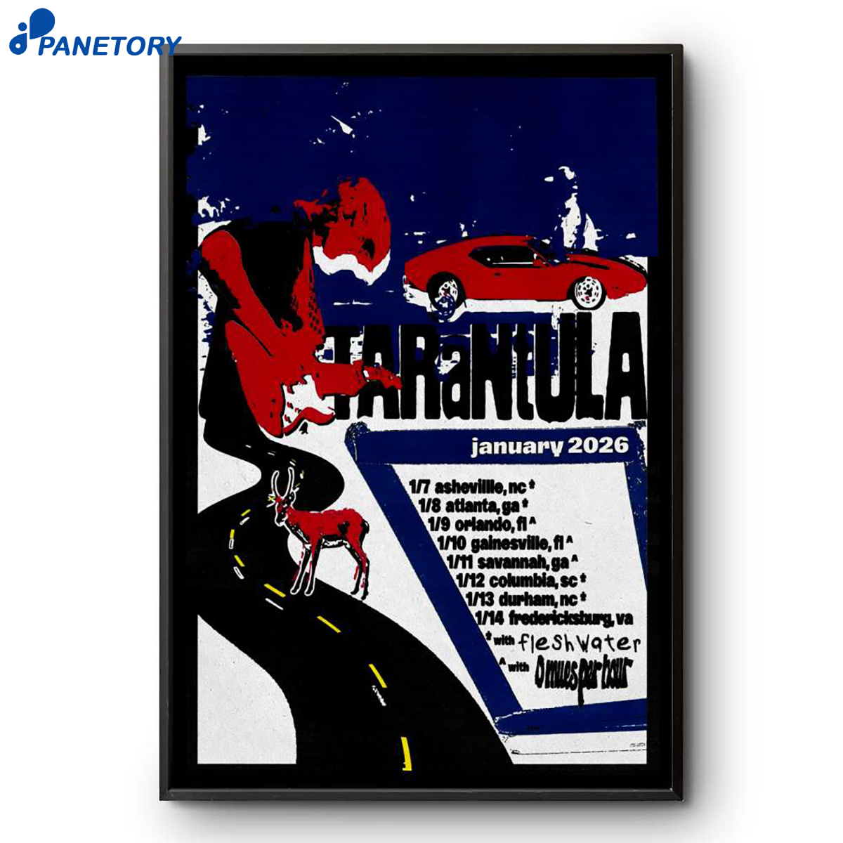 Tarantula Tour Jan 2026 Poster 2 Tarantula Tour Jan 2026 Poster