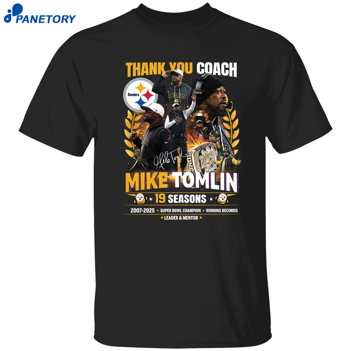 Thank You Coach Mike Tomlin 19 Seasons 2007 2025 Shirt 8 Thank You Coach Mike Tomlin 19 Seasons 2007 2025 Shirt
