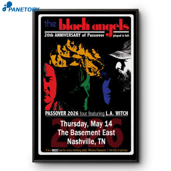 The Black Angels Nashville TN May 14 2026 Poster