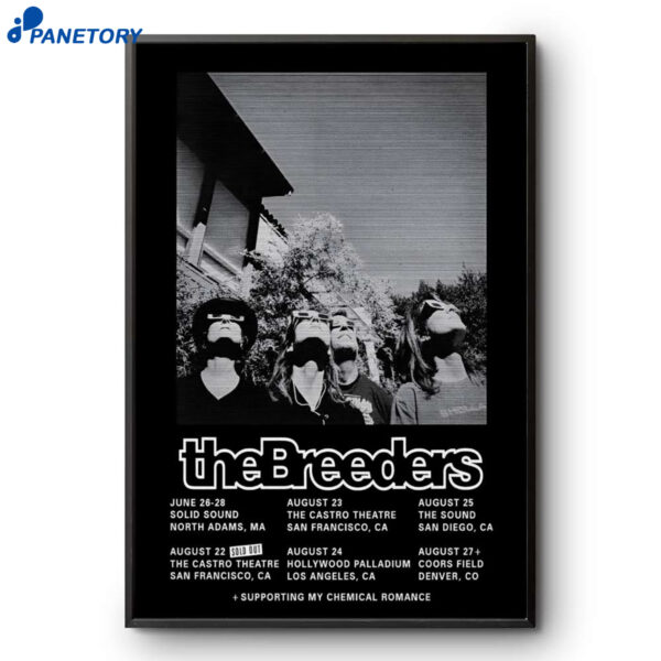 The Breeders August Shows 2026 Poster