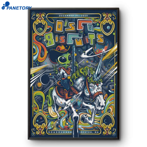 The Disco Biscuits Boston NYE Dec 31 2025 Poster