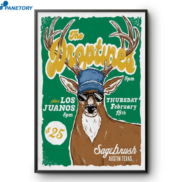 The Droptines Austin TX Feb 19 2026 Poster