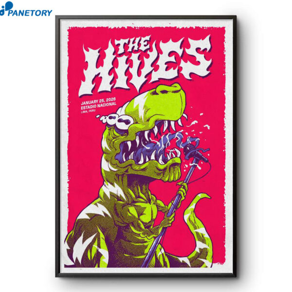 The Hives Lima Peru January 25 2026 Poster