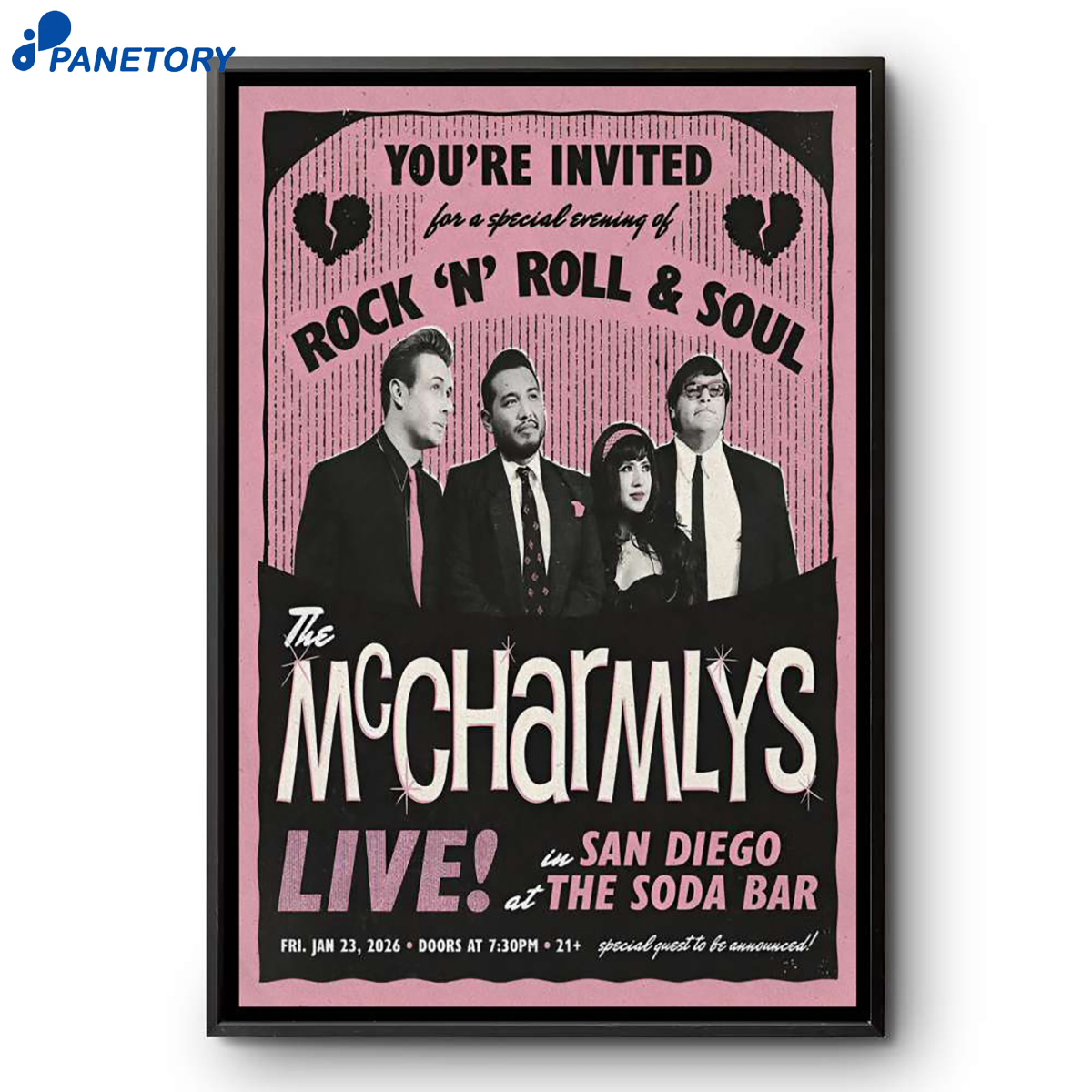 The Mccharmlys San Diego Ca Jan 23 2026 Poster 2 The Mccharmlys San Diego Ca Jan 23 2026 Poster