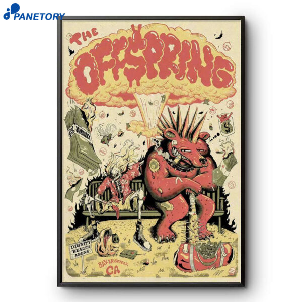 The Offspring Bakersfield CA Event Jan 16 2026 Poster