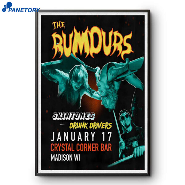 The Rumours Crystal Corner Bar Madicon WI Jan 17 2026 Poster