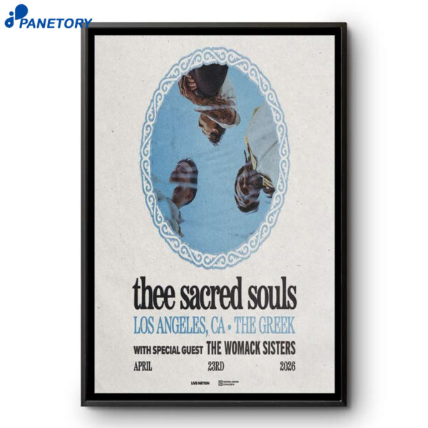 Thee Sacred Souls Los Angeles CA Apr 23 2026 Poster