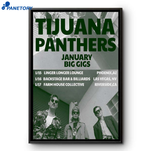 Tijuana Panthers Phoenix AZ Jan 15 2026 Poster