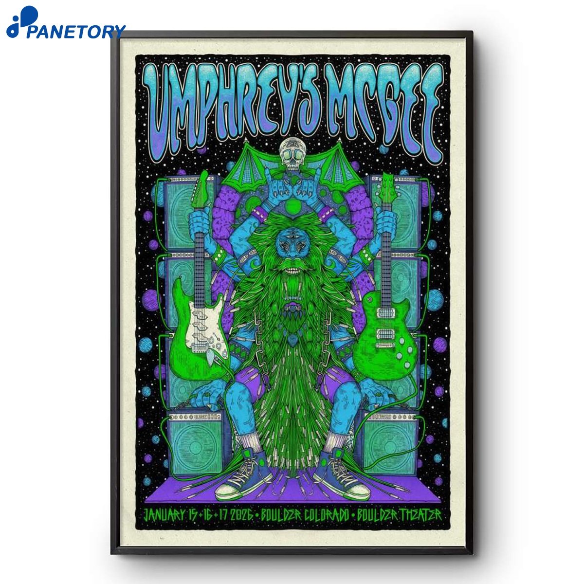 Umphrey'S Mcgee Boulder Co Jan 15-17 2026 Poster 2 Umphrey'S Mcgee Boulder Co Jan 15-17 2026 Poster