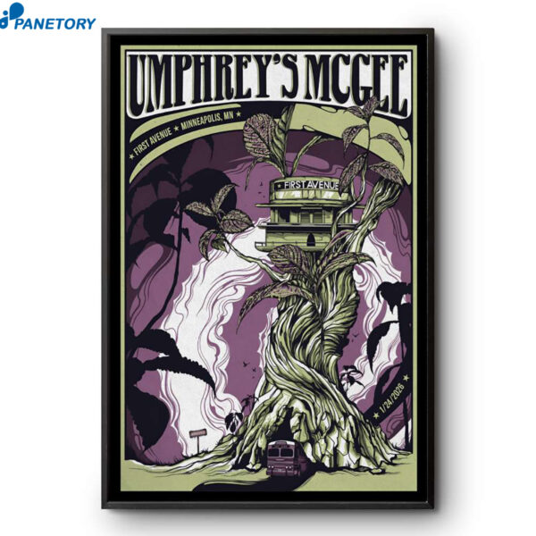 Umphrey's Mcgee First Avenue Minneapolis MN Jan 24 2026 Poster
