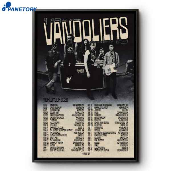 Vandoliers World Tour 2026 Poster