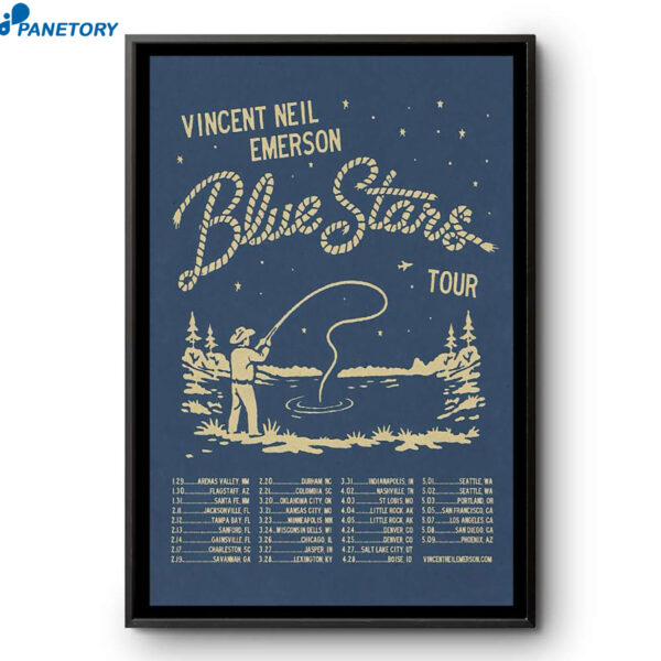Vincent Neil Emerson Blue Stars Tour 2026 Poster