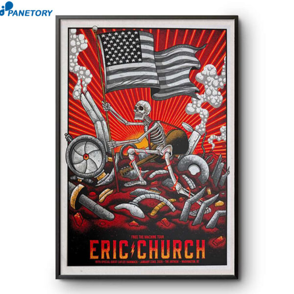 Washington Eric Church Jan 23 2026 Poster