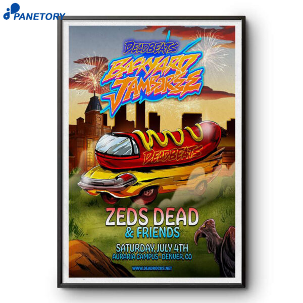 Zeds Dead Denver CO July 4 2026 Poster