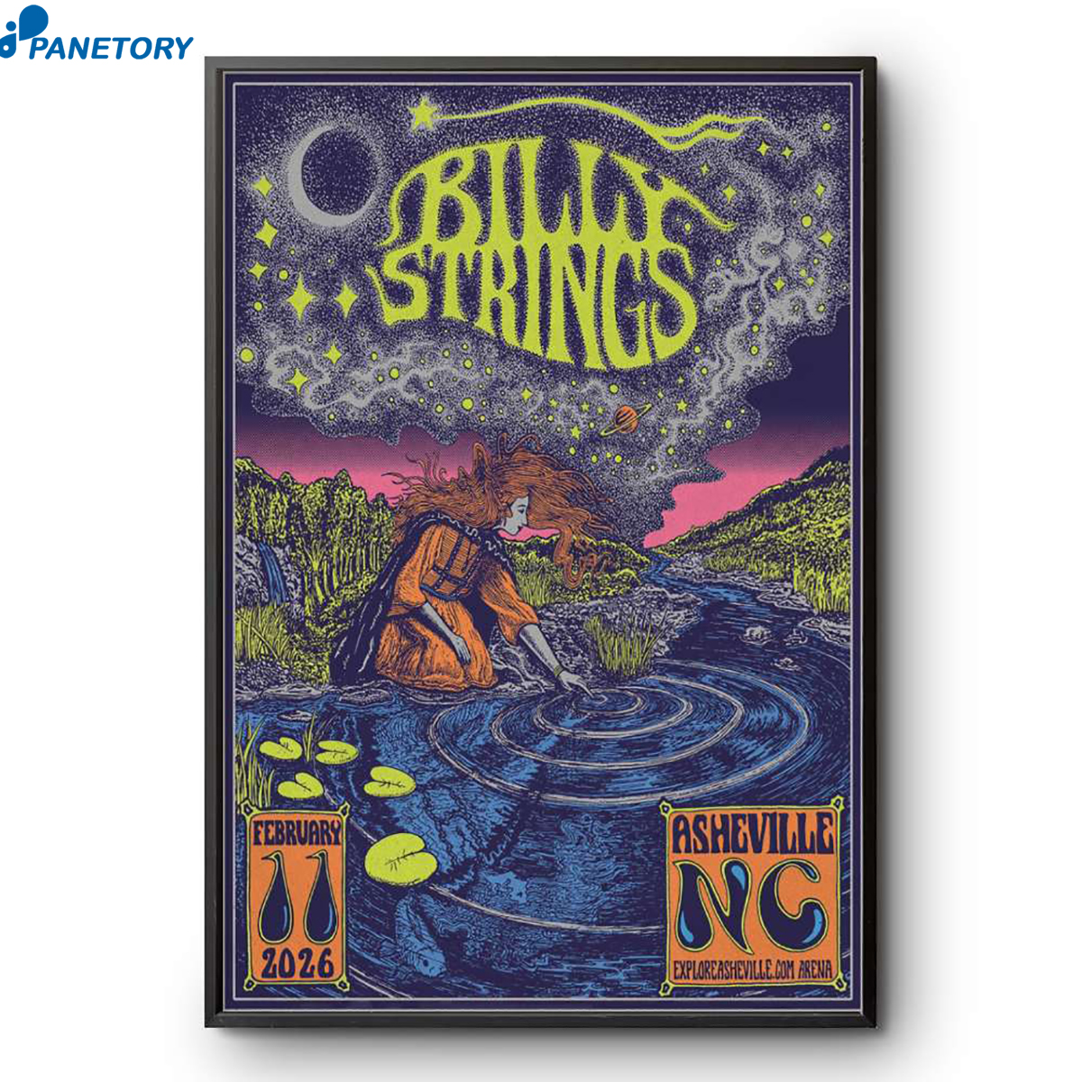 Billy Strings Asheville Nc Feb 11 2026 Poster 2 Billy Strings Asheville Nc Feb 11 2026 Poster