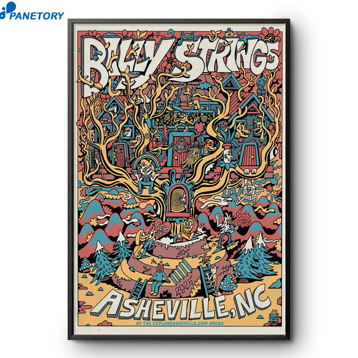 Billy Strings Asheville Nc Feb 14 2026 Poster 2 Billy Strings Asheville Nc Feb 14 2026 Poster