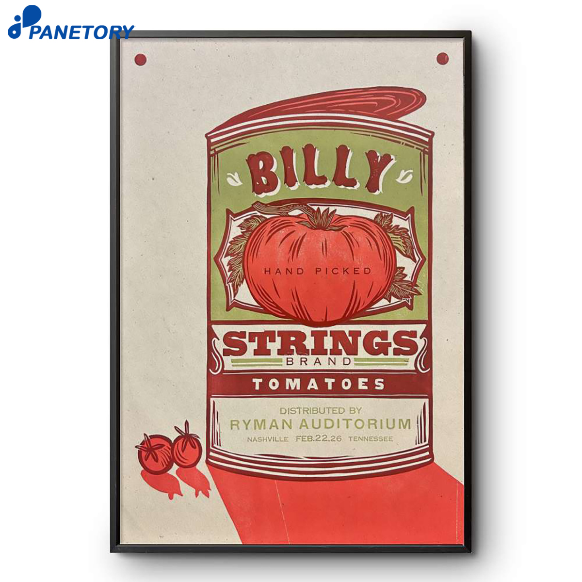 Billy Strings Nashville Tn February 22 2026 Poster 2 Billy Strings Nashville Tn February 22 2026 Poster