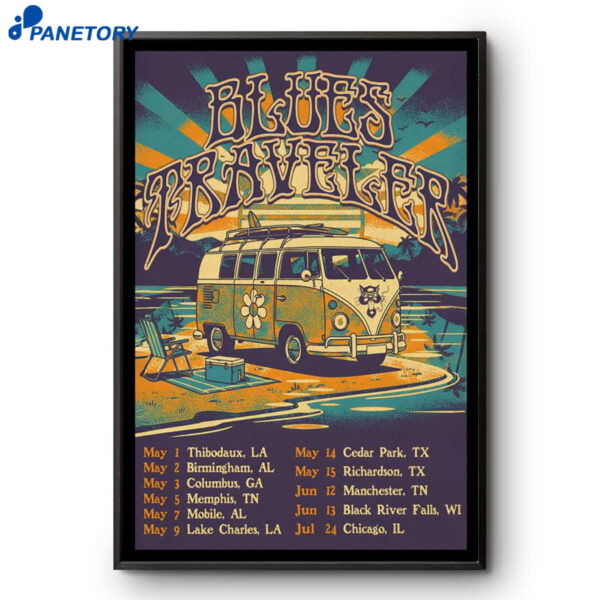 Blues Traveler Summer Tour 2026 Poster