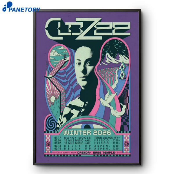 Clozee Tour Winter 2026 Poster